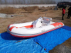 Barco con motor fueraborda de pesca de PVC para pescar