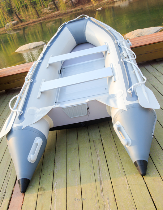 Barco inflable de entretenimiento familiar para viajes, material de PVC, para pescar